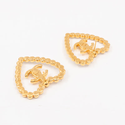 CC in Crystal Heart Earrings