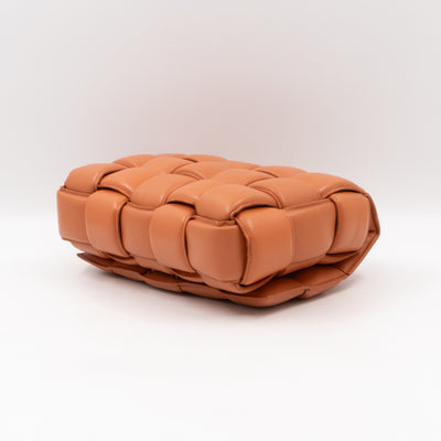 Classic Padded Cassette Clay Intrecciato Leather
