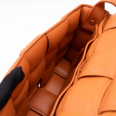 Classic Padded Cassette Clay Intrecciato Leather