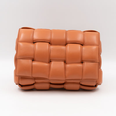 Classic Padded Cassette Clay Intrecciato Leather
