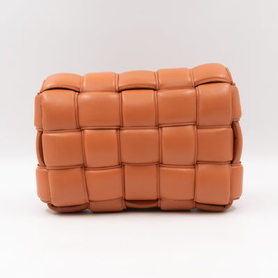 Classic Padded Cassette Clay Intrecciato Leather
