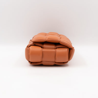 Classic Padded Cassette Clay Intrecciato Leather