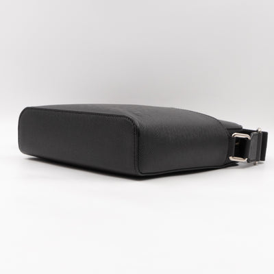 Anton Pochette Black Taiga Leather