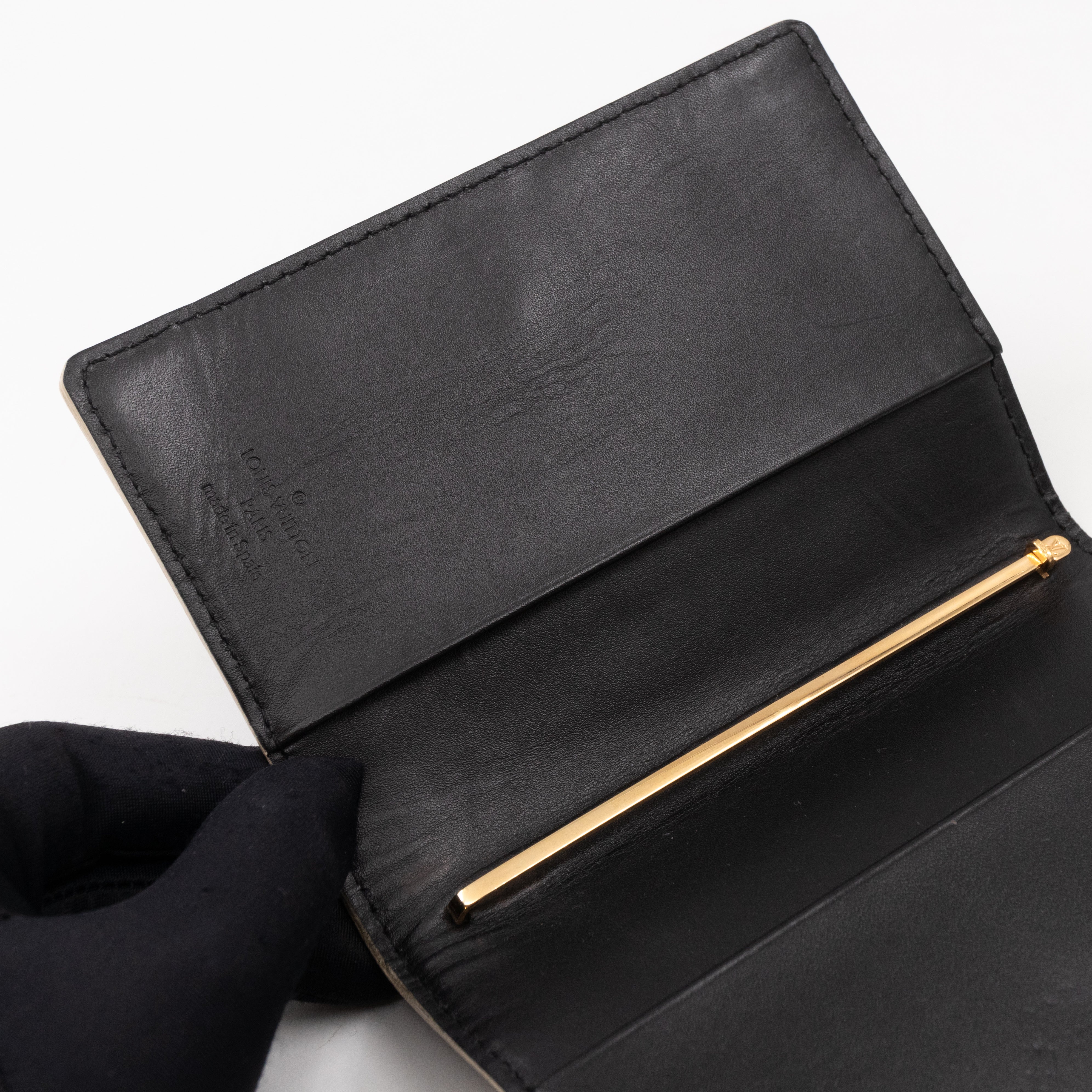 Small Agenda Cover Black Suhali Leather