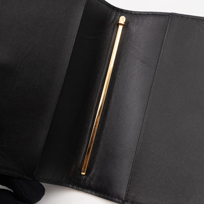 Small Agenda Cover Black Suhali Leather