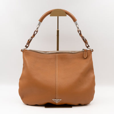 Shoulder Bag Brown Leather