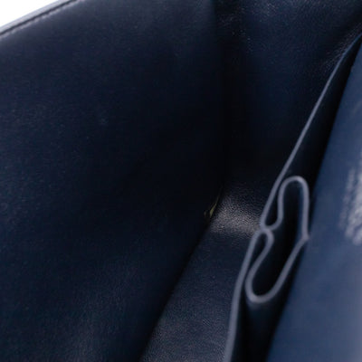 Classic Double Flap Jumbo Navy Patent Leather