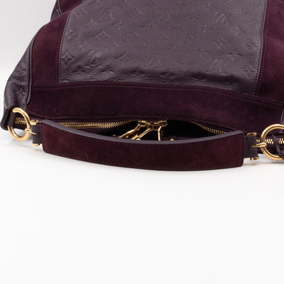 Audacieuse MM Aubergine Monogram Empreinte