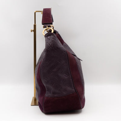 Audacieuse MM Aubergine Monogram Empreinte
