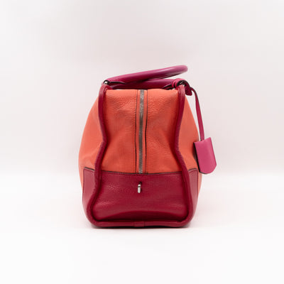 Acid Amazona 36 Handbag Orange & Pink Leather