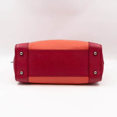 Acid Amazona 36 Handbag Orange & Pink Leather
