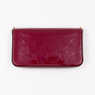 Pochette Felicie Magenta Vernis Leather