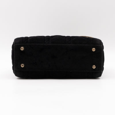 Lady Dior Mini Black Velvet