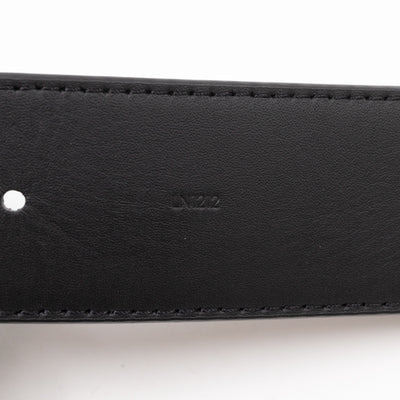 LV Initials Belt Monogram Eclipse Leather 90/36