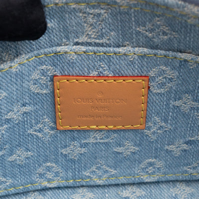 Cosmetic Pouch PM Monogram Sky Blue Denim