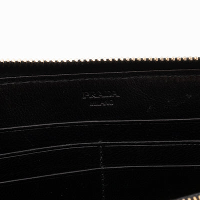 Madras Zip Around Wallet Brown