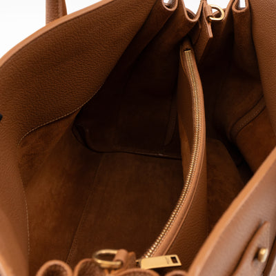 Sac de Jour Medium Cinnamon Supple Grained Leather