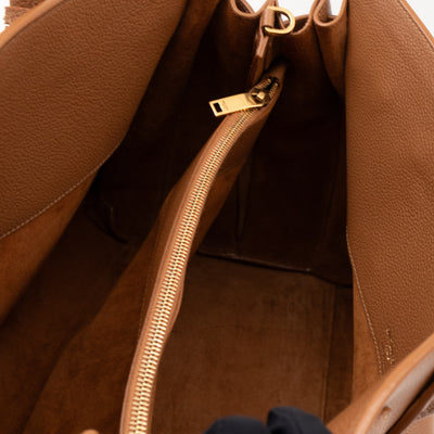 Sac de Jour Medium Cinnamon Supple Grained Leather