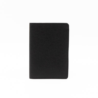 Passport Cover Black Leather