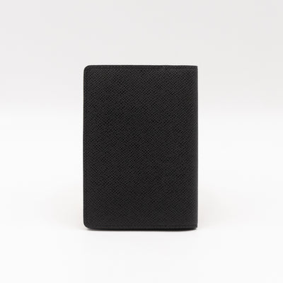 Passport Cover Black Leather