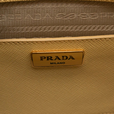 Promenade Large Yellow Saffiano Leather