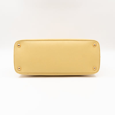 Promenade Large Yellow Saffiano Leather