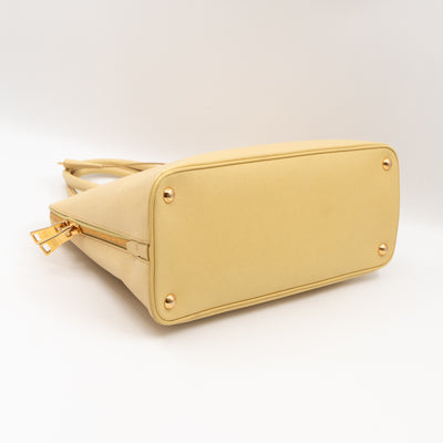 Promenade Large Yellow Saffiano Leather