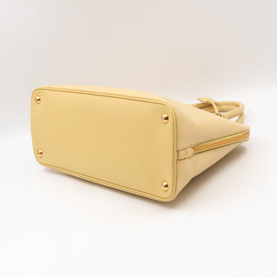 Promenade Large Yellow Saffiano Leather