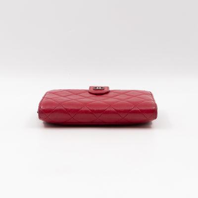 French Wallet Red Leather