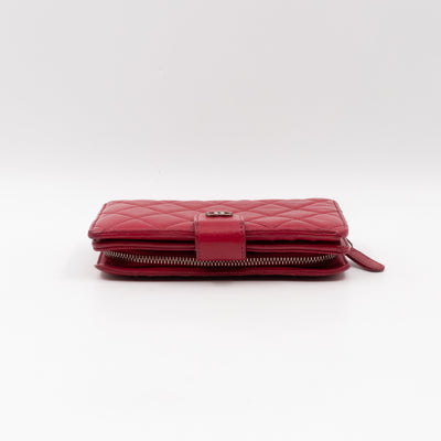 French Wallet Red Leather