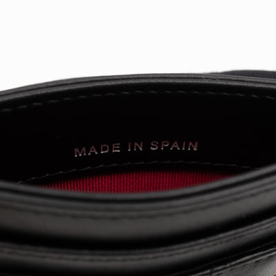 Gabrielle Card Holder Black Leather