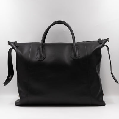 Antigona Soft Bag Large Black Leather