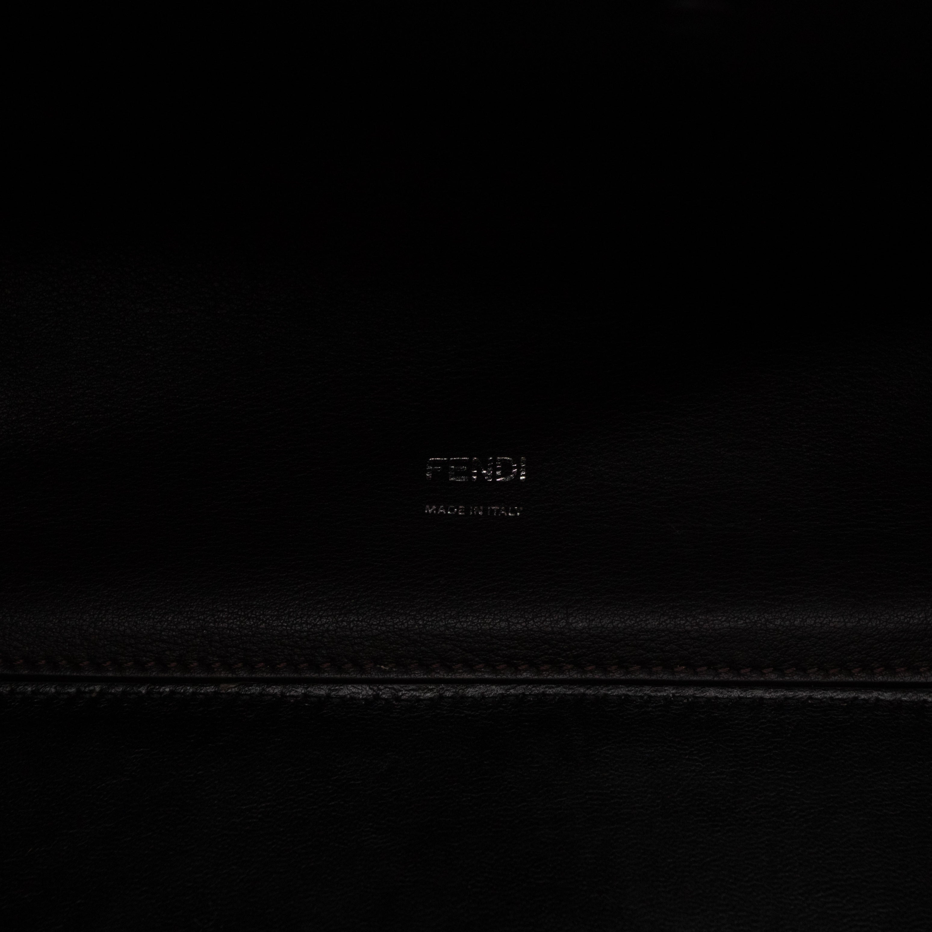 Peekaboo X-lite Large Brown Leather & FF Wool