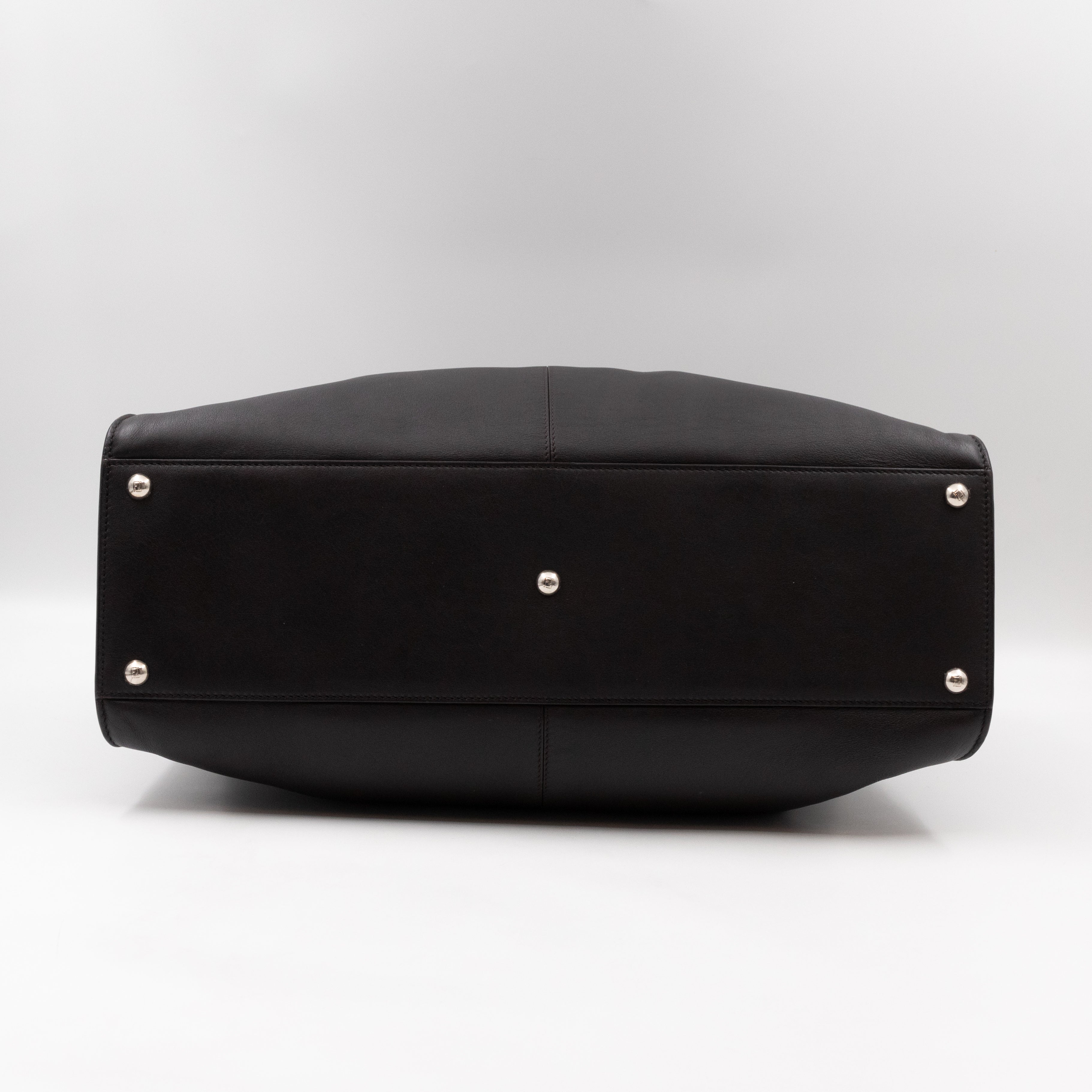 Peekaboo X-lite Large Brown Leather & FF Wool