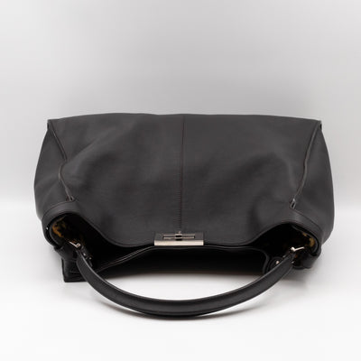 Peekaboo X-lite Large Brown Leather & FF Wool
