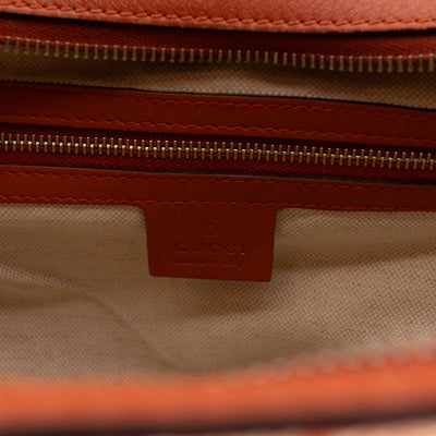Bree Original Hobo Bag Red GG Canvas Leather