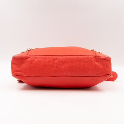 Giant Town Orange Leather Gold