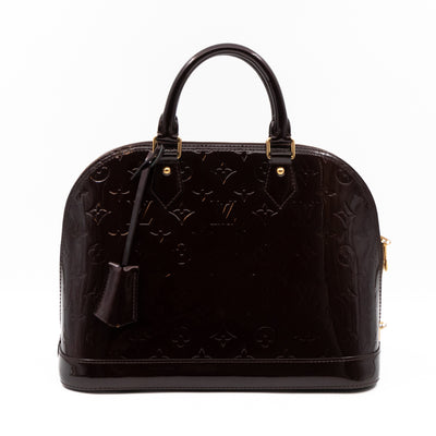 Alma PM Amarante Vernis Leather