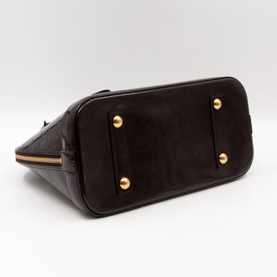 Alma PM Amarante Vernis Leather