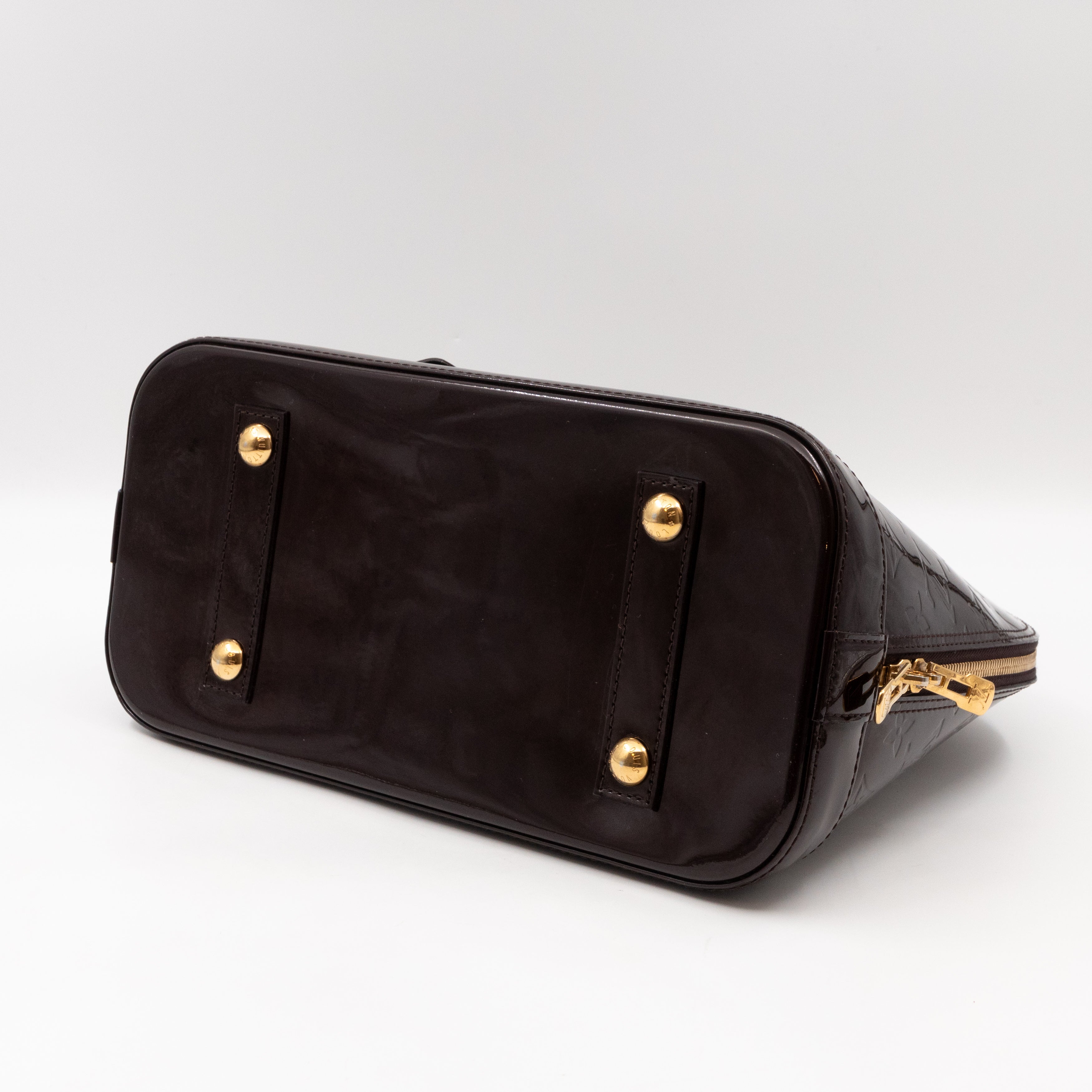 Alma PM Amarante Vernis Leather