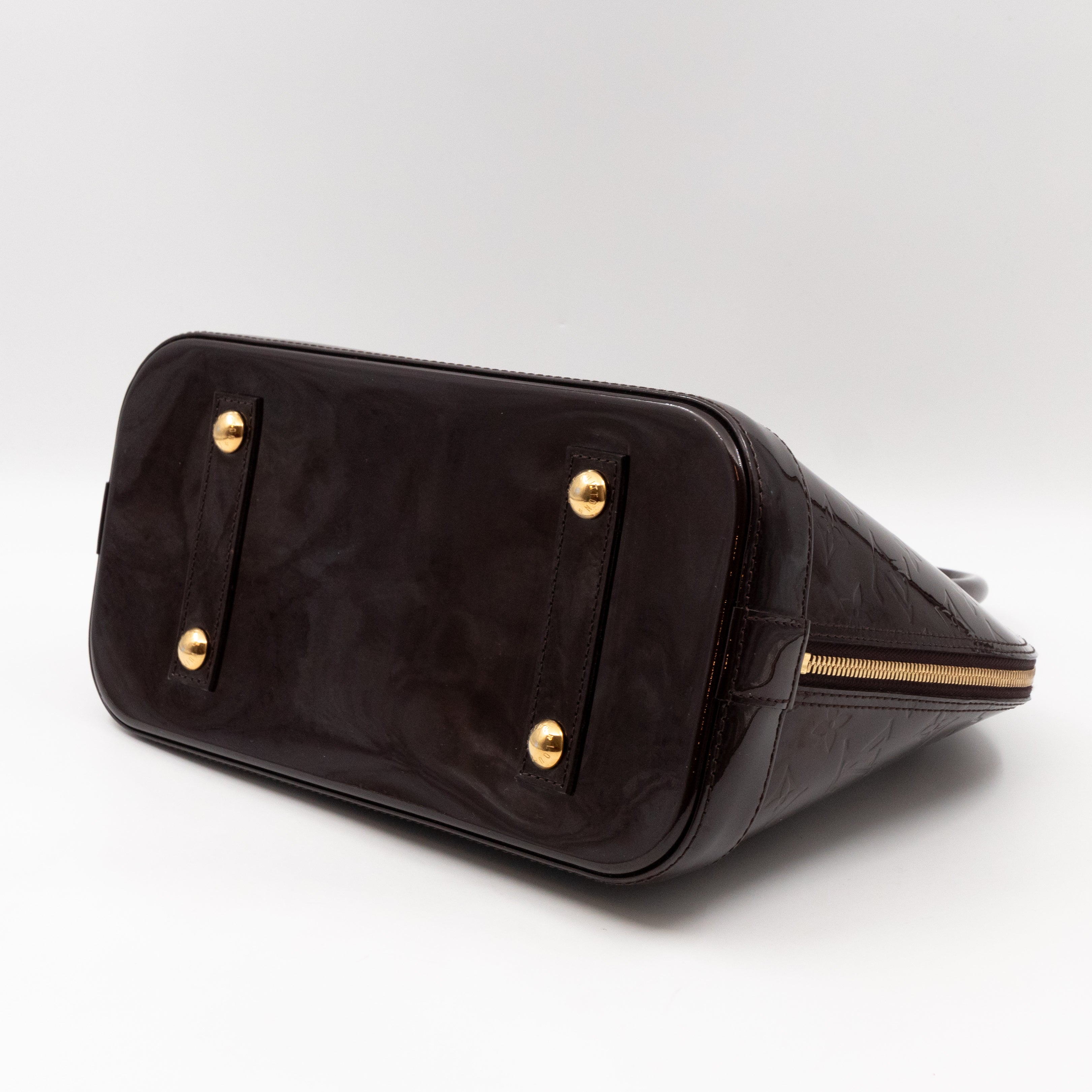 Alma PM Amarante Vernis Leather