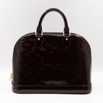Alma PM Amarante Vernis Leather