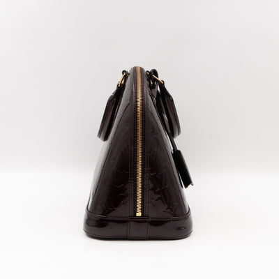 Alma PM Amarante Vernis Leather