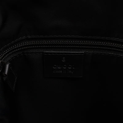 Messenger Small GG Supreme with Web Stripe Black Leather