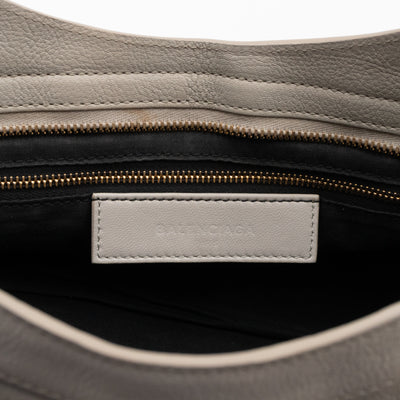 Classic City Metallic Edge Grey Leather