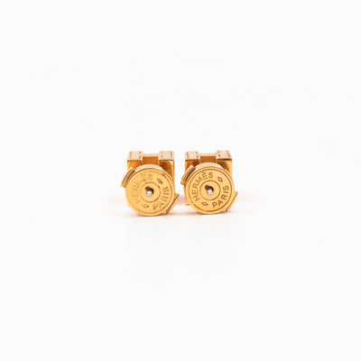 Cage d'H Earrings Blue Gold