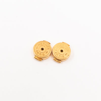 Cage d'H Earrings Blue Gold