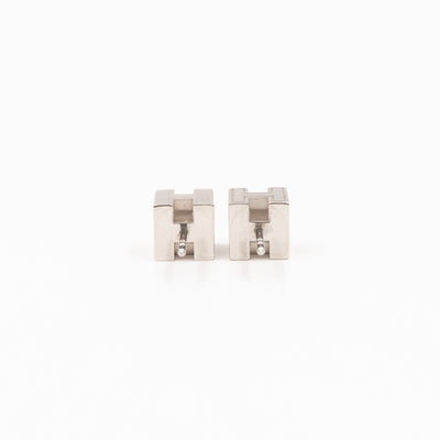 Cage d'H Earrings Pink Palladium