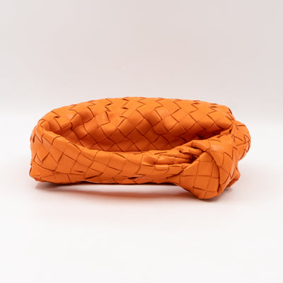 Jodie Mini Intrecciato Orange Leather
