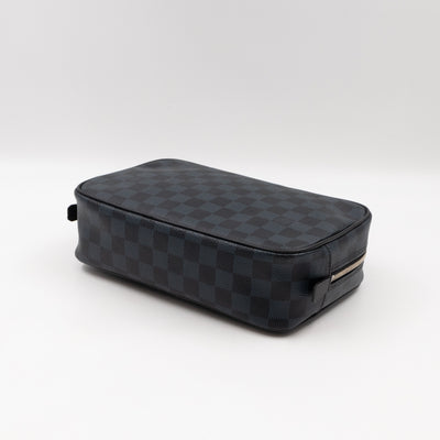 Toilet Pouch GM Damier Cobalt